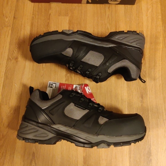 Kodiak Mens Rapid Black Work & Safety Hiking Waterproof Shoes Size 9W Wide NWT - Picture 3 of 7